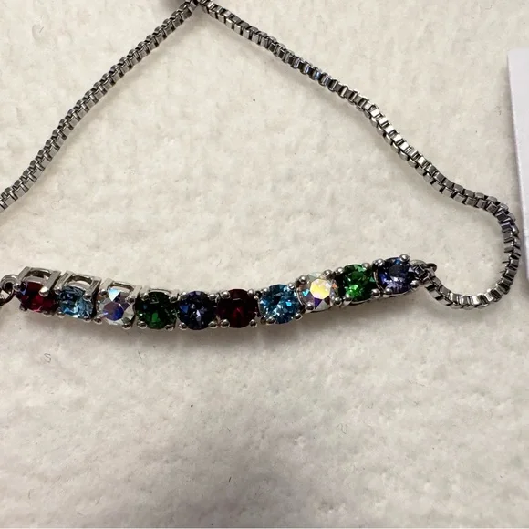 Swarovski Crystal bracelet in stainless steel - Picture 2 of 4